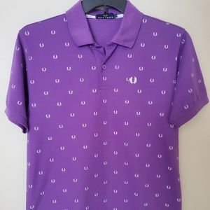 Men's Fred Perry Multiple Logo Polo, Size: Medium